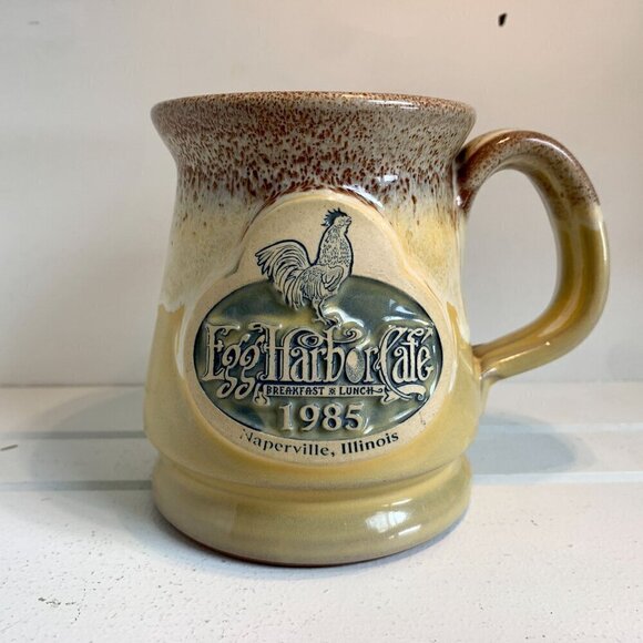 Deneen Pottery Egg Harbor Cafe 1985 Coffee Mug - Picture 2 of 8